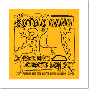 Sotelo Gang Rectal Check Awareness Posters and Art